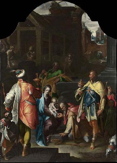 Bartholomeus Spranger The Adoration of the Kings Spain oil painting art
